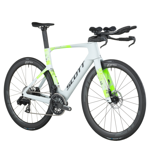 SCOTT Foil RC Tri: Špičkový triatlonový bicykel s karbónom HMX a bezdrôtovým radením SRAM Force eTap AXS | Scott Prešov