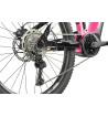 Leader Fox ARRAN 27,5 Pink Shiny – celoodpružený elektrobicykel s motorom Panasonic GX Ultimate