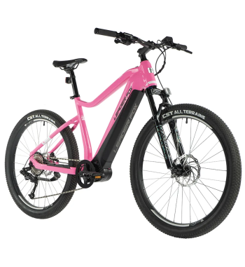 Leader Fox SWAN 27,5 Pink Shiny – horský elektrobicykel s motorom Bafang M300 a batériou 540 Wh