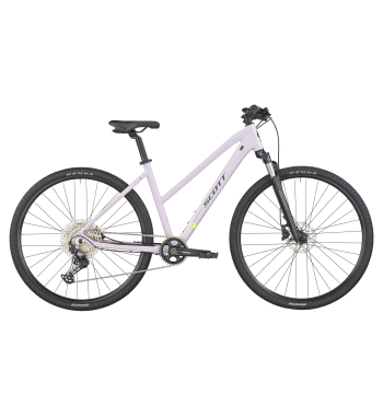 SCOTT Sub Cross 10 Slope Violet Pink – Trekingový bicykel s Shimano Deore | Bike Centrum Prešov